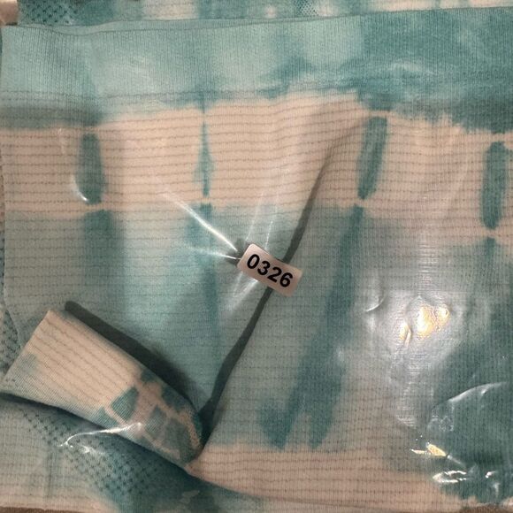 Lululemon Swiftly Tech Racerback Tank Heathered Tranquil Blue Tie Dye 10 - Picture 8 of 8
